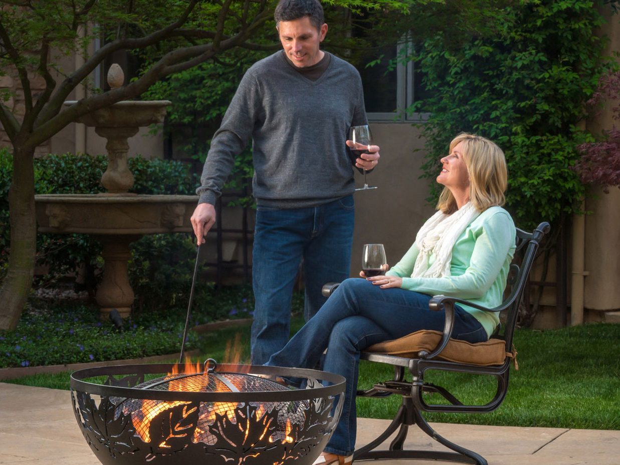 36" Autumn Leaves - Fire Bowls | Outdoor Fire Pits | Buy ...